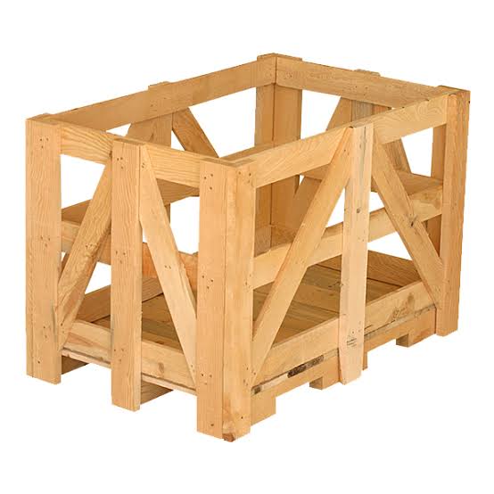 Üzeri Açık Ahşap Kafes Sandık